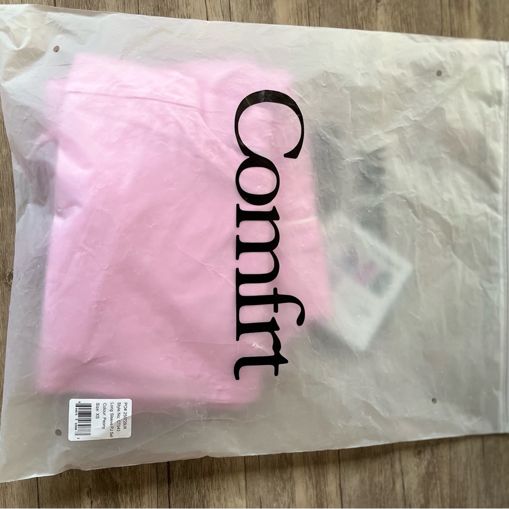 Cmfrt Women's Luna Lounge Pink PJ Set-size XS - Picture 5 of 8
